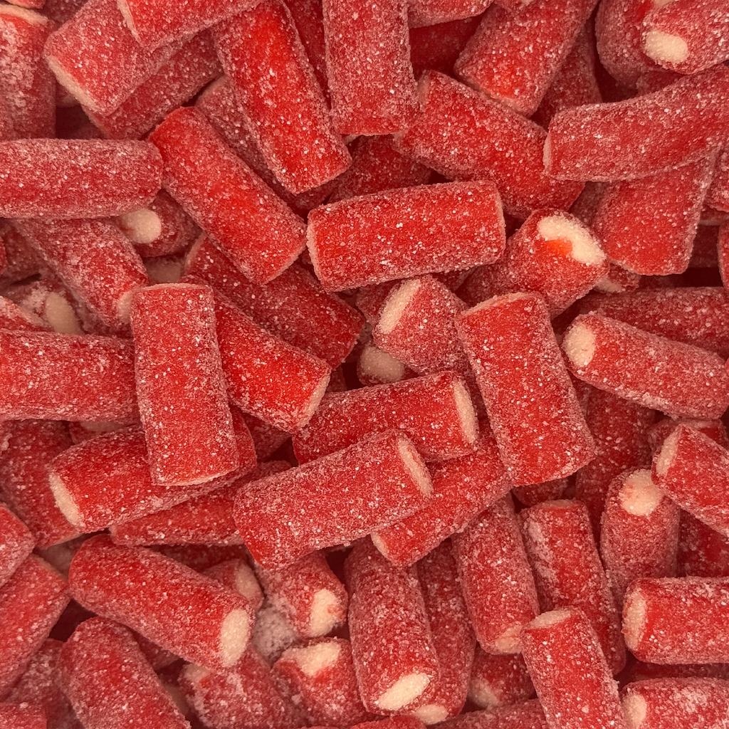 Sour Strawberry Pencil Bites