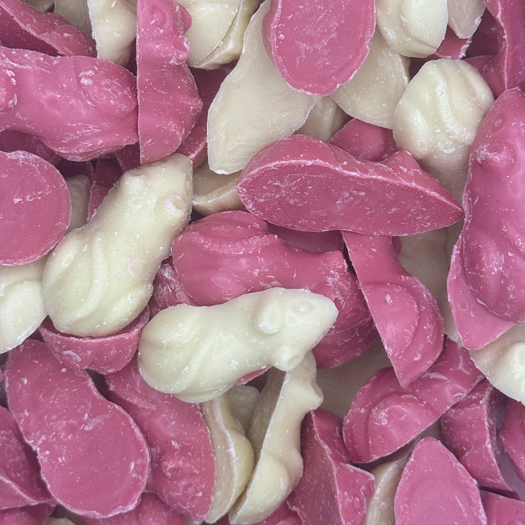 White & Pink Mice
